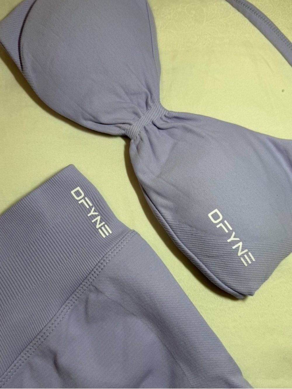 DFYNE Lavender Impact set, top size XS and bottoms size S - Picture 2 of 3